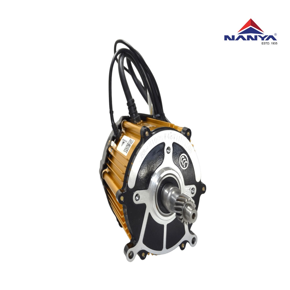 48V/1500 Watt E Rickshaw Motor Gold - View 4