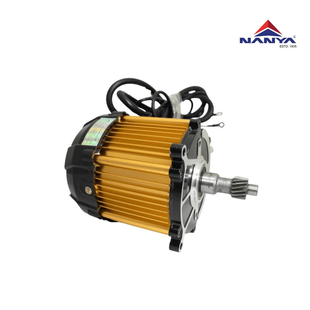 48V/1500 Watt E Rickshaw Motor Gold - View 2